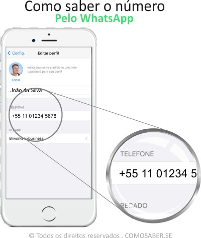 Como saber meu número de celular de qualquer operadora pelo Whatsapp 02